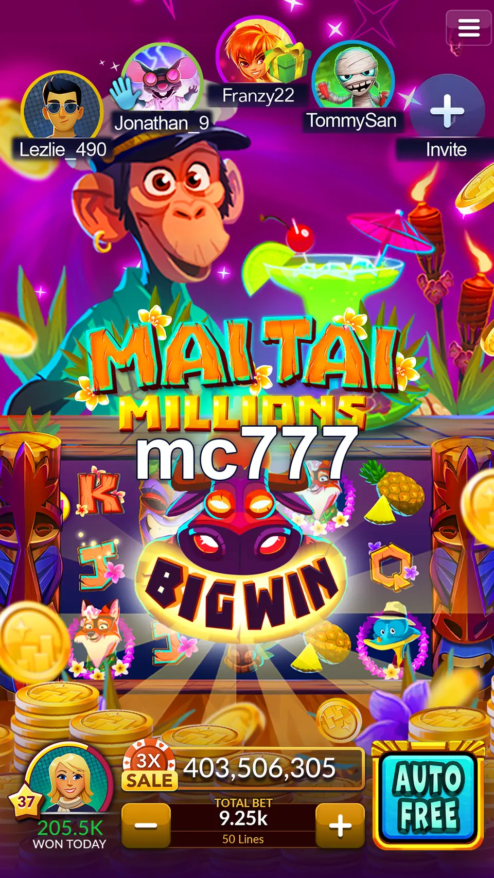 Tangkapan Layar mc777